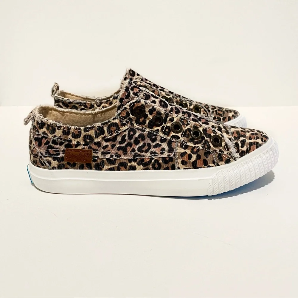 BLOWFISH Play Leopard Print Sneakers- Brand New - Picture 2 of 15